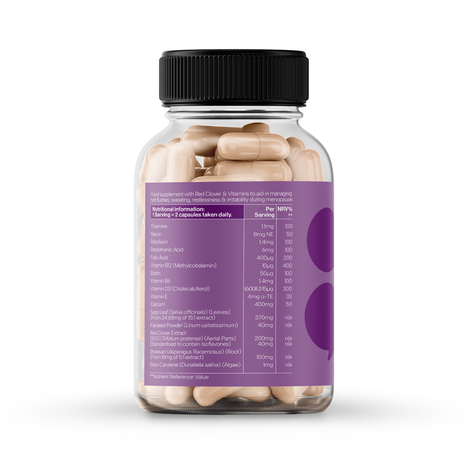 Paused Menopause supplement All In One Blend 60 capsules (British brand)