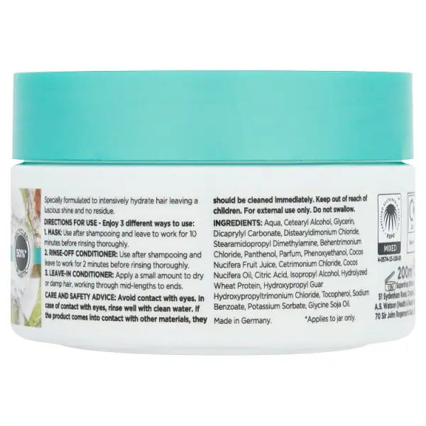 Superdrug Hair Mask Coconut Water & Oil (British brand)
