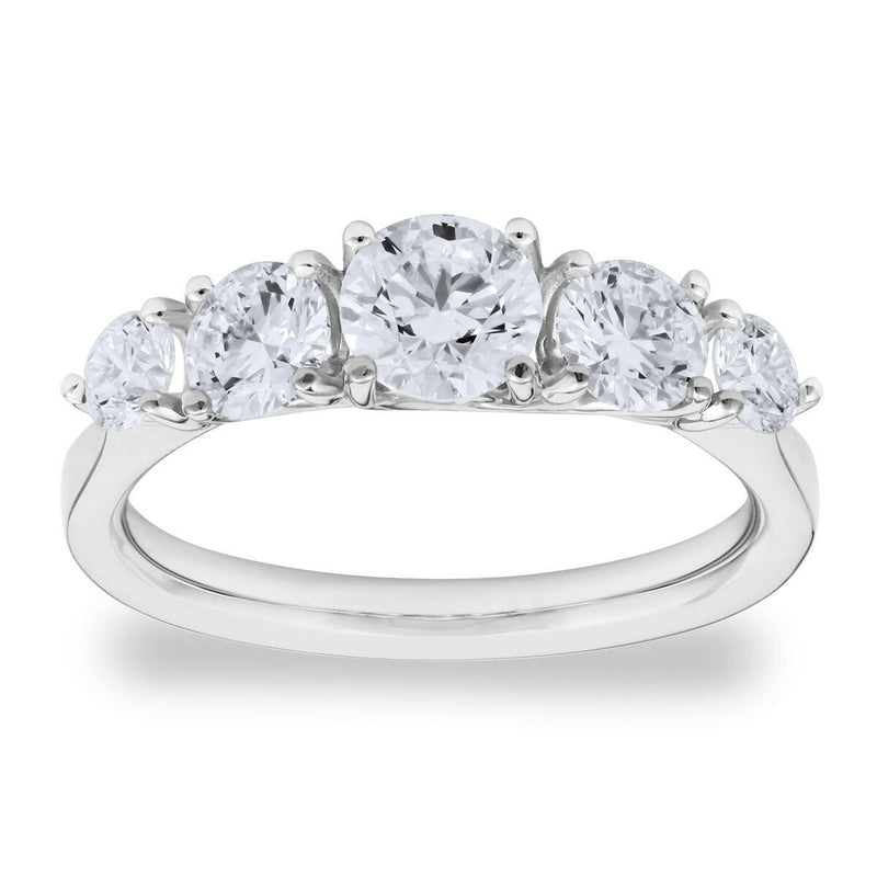 Costco 1.57ct round brilliant diamond ring size K (British brand)