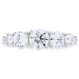 Costco diamond ring 1.57ctw round brilliant size J - British product