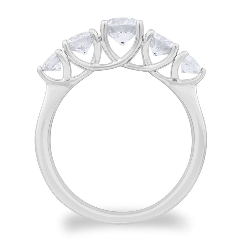 Costco diamond ring 1.57ctw round brilliant cut size N UK version