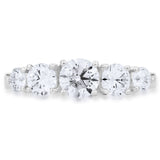 Costco 1.57ct round brilliant diamond ring size K (British brand)