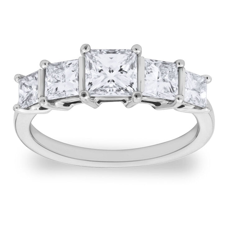 Costco diamond ring 2.00ctw princess cut size N, imported from the UK