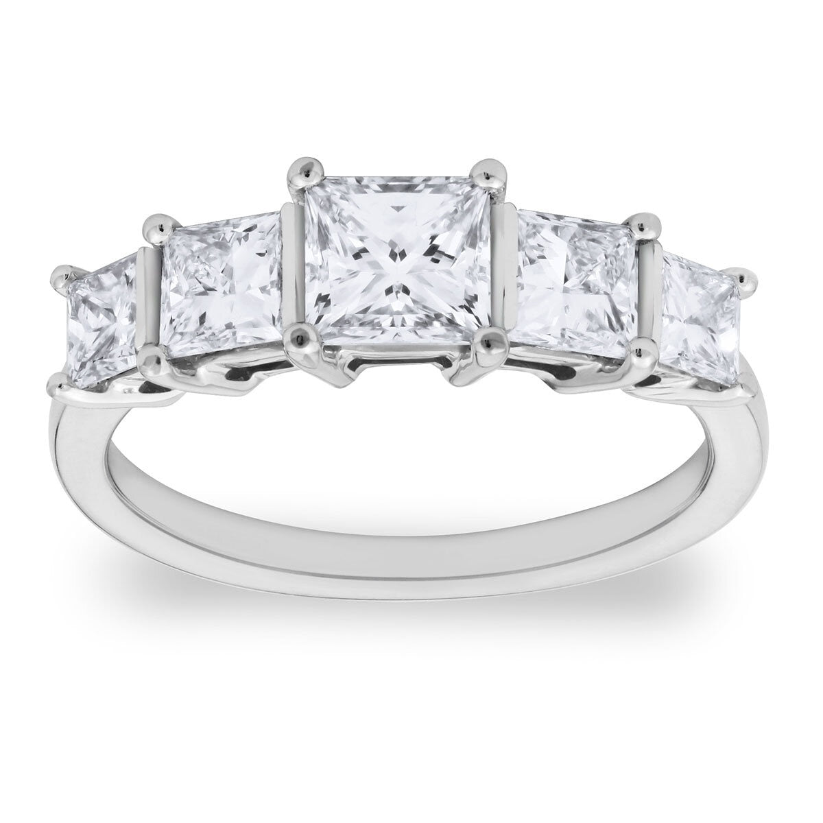 Costco princess cut diamond ring 2.00ctw white gold (British brand)