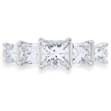 Costco princess cut diamond ring 2ct 18ct white gold, imported from UK