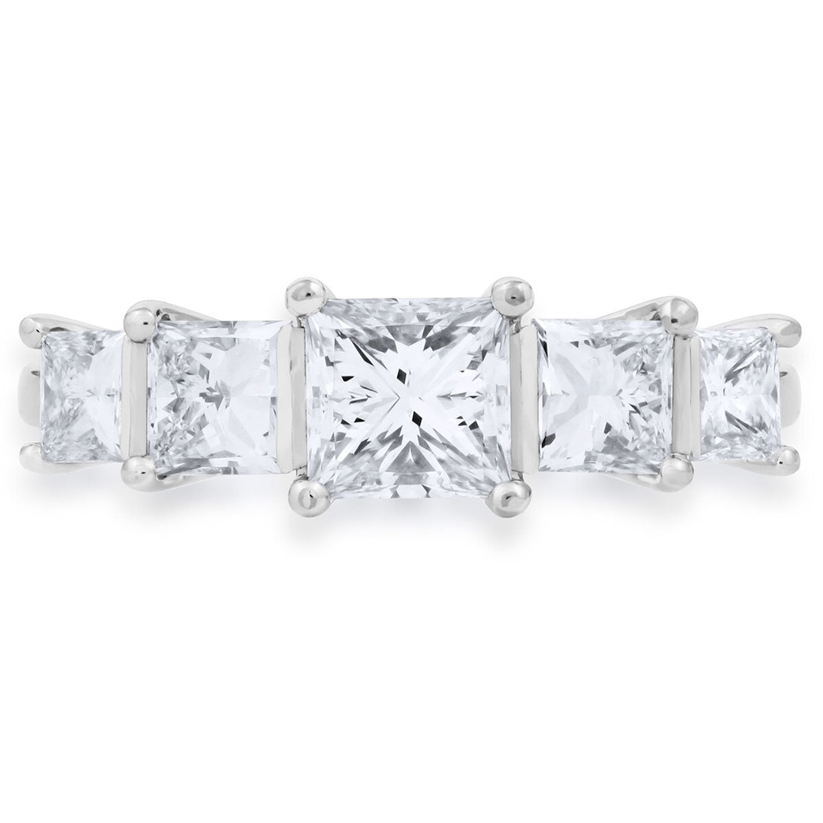 Costco diamond ring 2.00ctw princess cut size N, imported from the UK