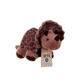 Snuggable Hottie brown dinosaur soft toy, UK version