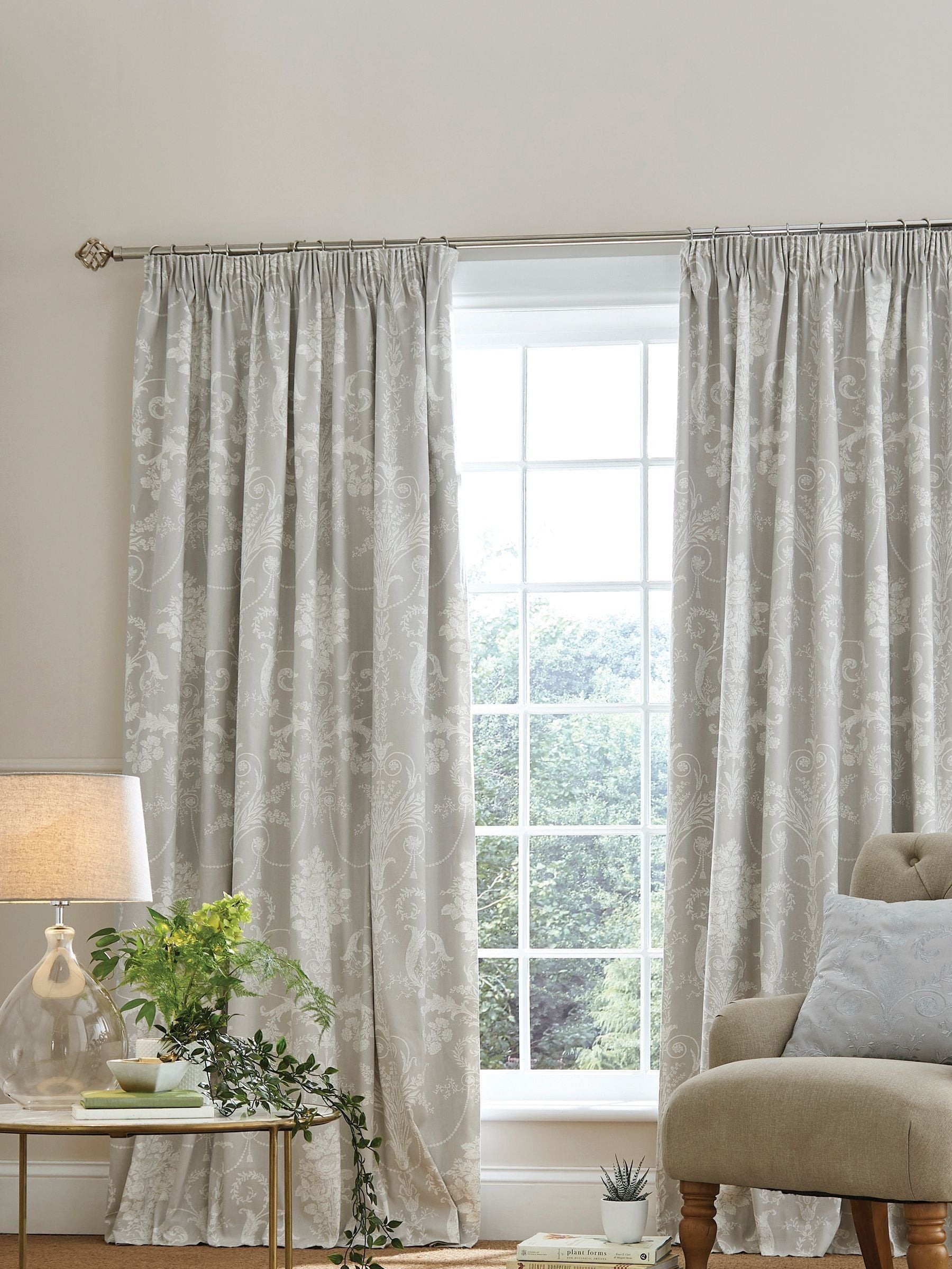 Laura Ashley grey dove blackout curtains 112x137cm, imported from the UK