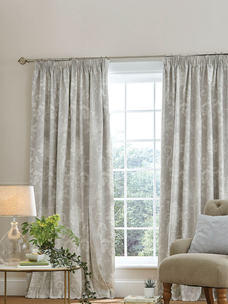 Laura Ashley grey dove blackout curtains 112x137cm, imported from the UK