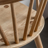 Gallery Craft Oak bar stool with natural finish (British brand)