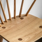 Gallery Craft Oak bar stool with natural finish (British brand)