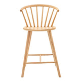 Gallery Craft Oak bar stool with natural finish (British brand)