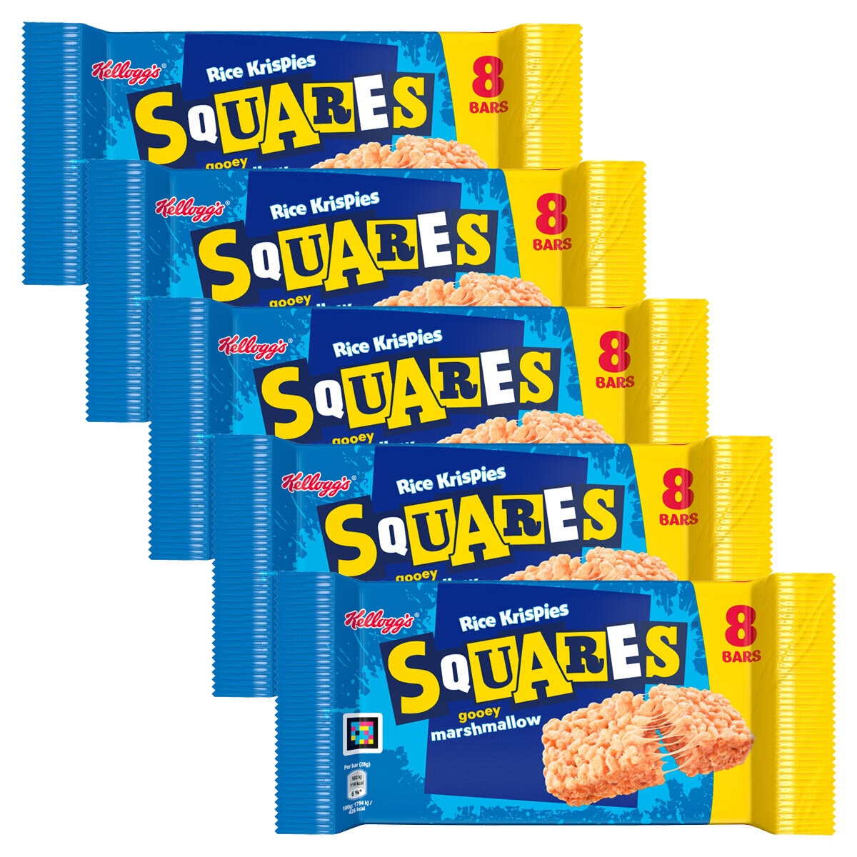Kellogg's Cereal Bars Marshmallow 5 x 28g, UK version