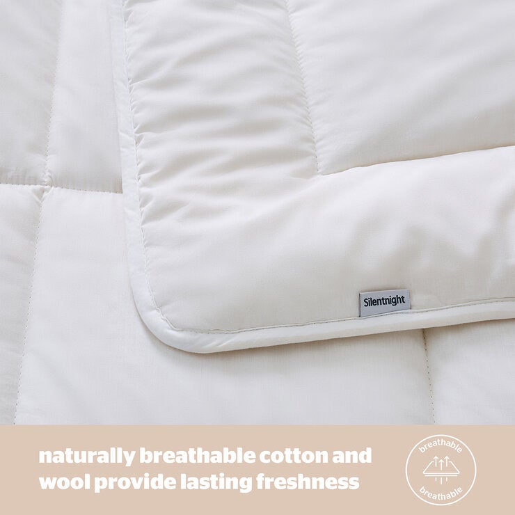 Silentnight Natural Wool Lightweight Duvet double size, UK version