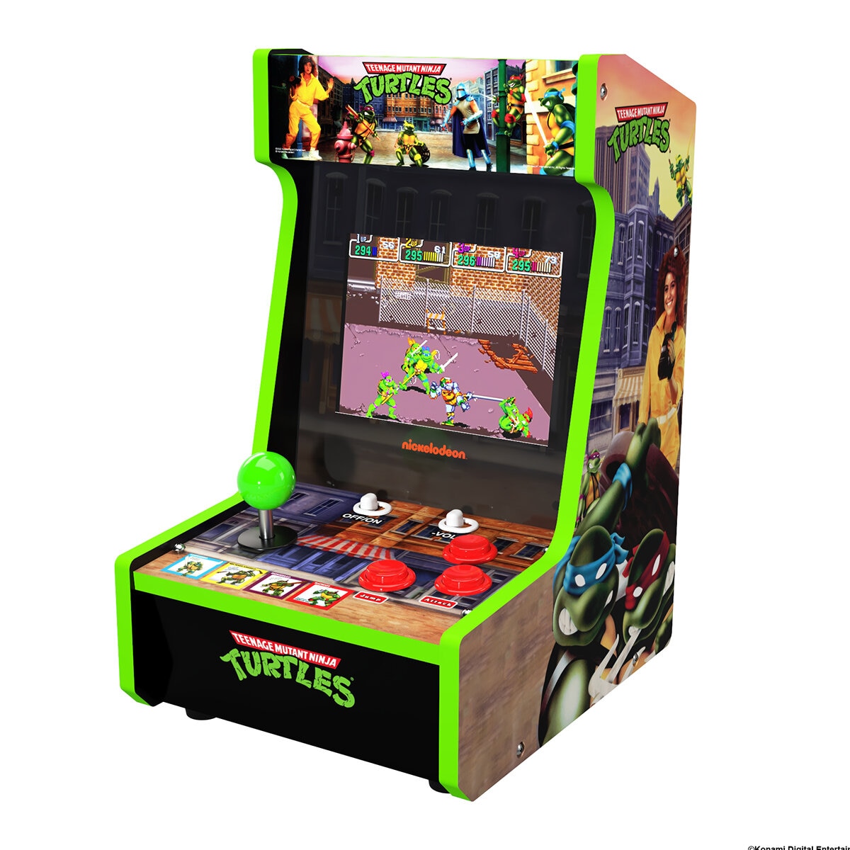 Arcade1Up Countercade machine with Street Fighter and TMNT games, UK version
