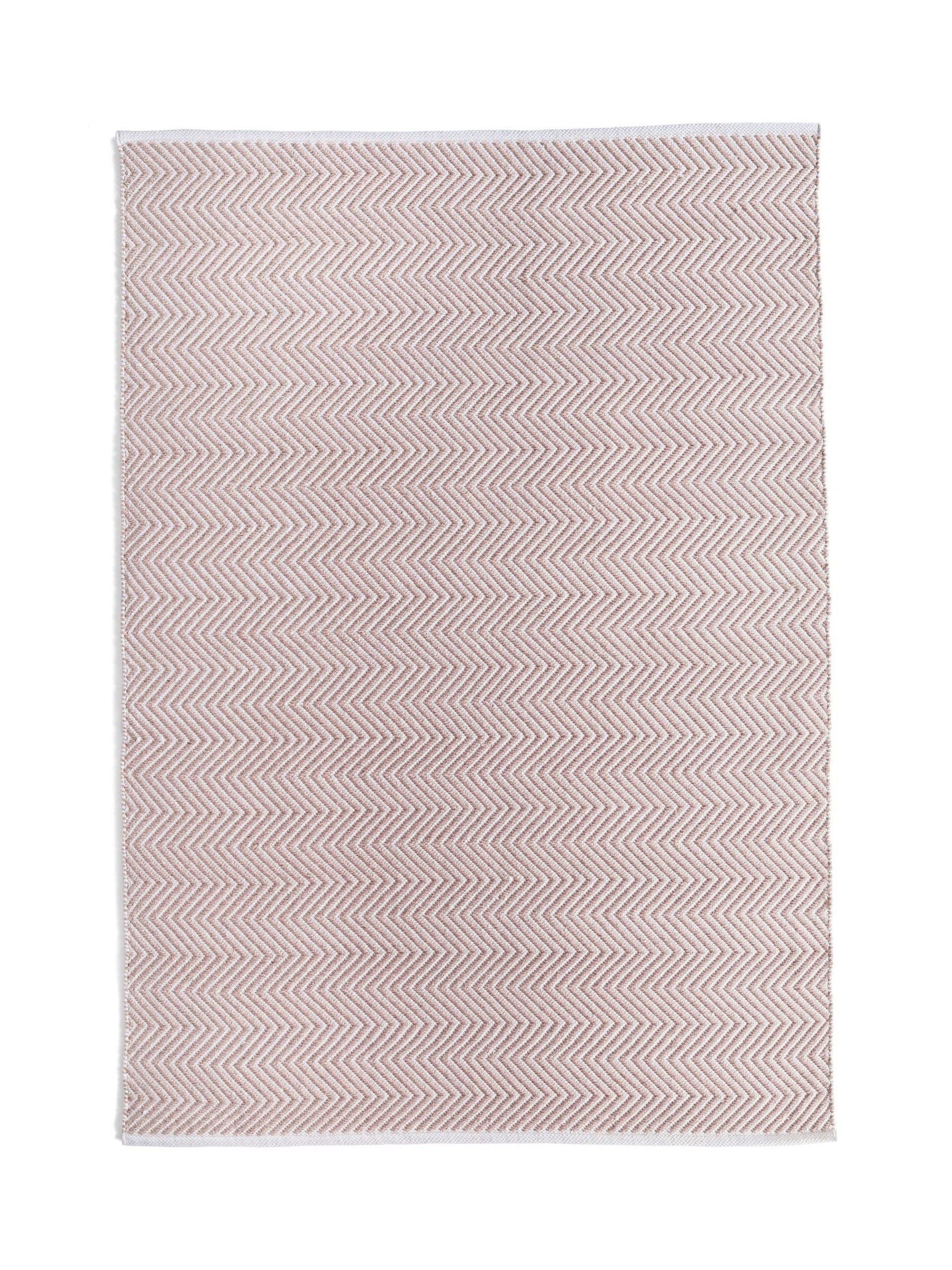 My Mat Rose Herringbone rug - British product