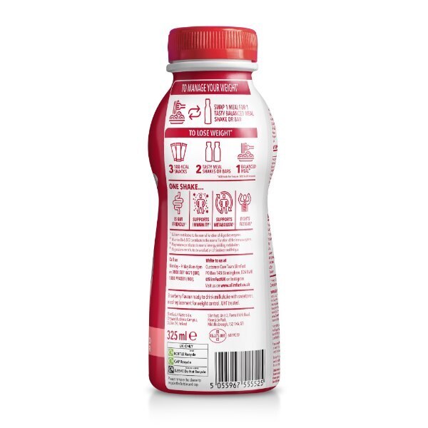 SlimFast Protein Summer Strawberry Flavour Shake 325ml GOODS Superdrug   