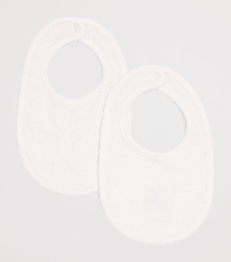 Harrods embroidered Henry bear bibs set of 2 (British brand)