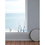 Georg Jensen Cobra small three-piece candleholder set in stainless steel (British brand)