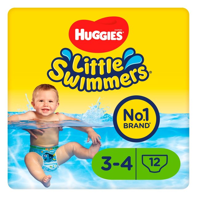 Huggies Little Swimmers Swim Nappies Size 3-4 (7-15kg)   12 per pack