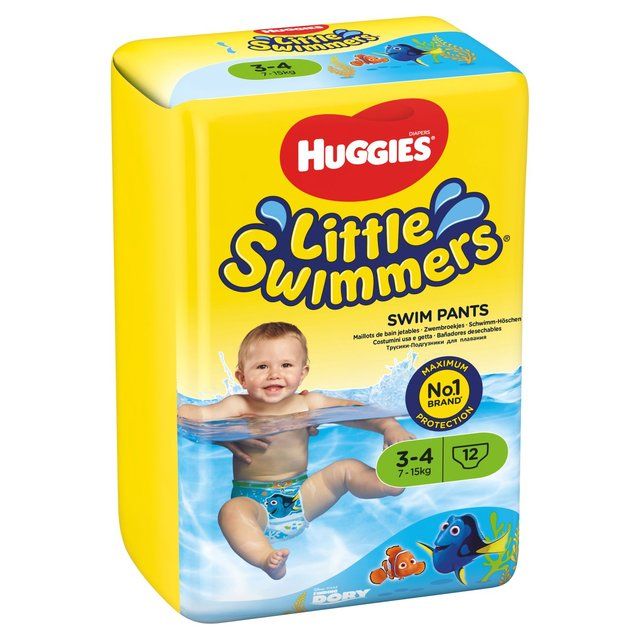 Huggies Little Swimmers Swim Nappies Size 3-4 (7-15kg)   12 per pack GOODS M&S   