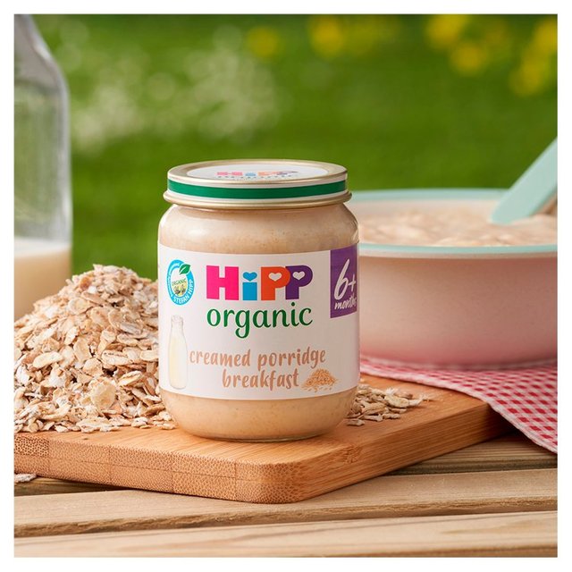 HiPP Organic Creamed Porridge Breakfast Baby Food Jar 6+ Months    125g GOODS M&S   