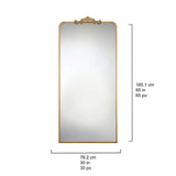 Ravena Leaner Floor Mirror, 76 x 165 cm, in 2 Colours GOODS Costco UK