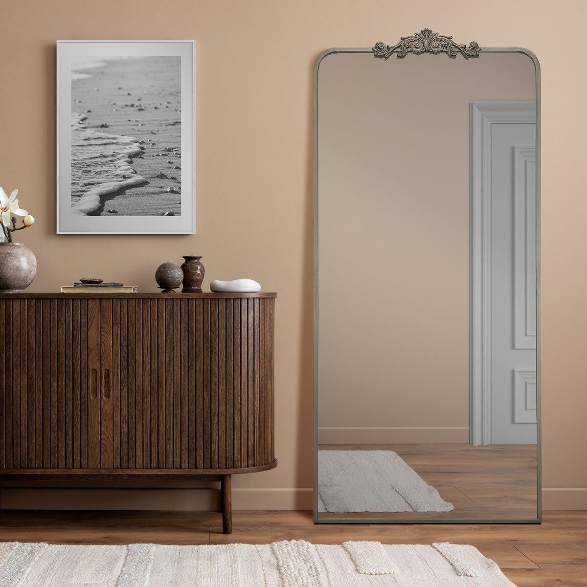 Ravena Leaner Floor Mirror, 76 x 165 cm, in 2 Colours GOODS Costco UK