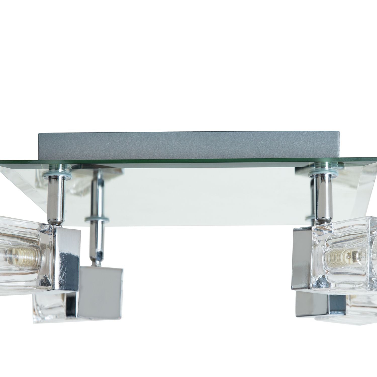 Argos Home Mira Chrome 4 light bathroom cube spotlights - British product
