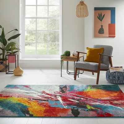 Costco UK سجادة منطقة Concept Looms Art Spark متعددة الألوان بمقاسات متوسطة وكبيرة - اشترِ عبر الإنترنت من McGrocer