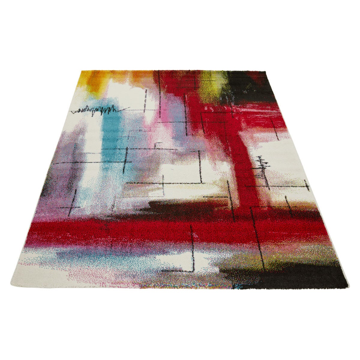 Concept Looms Art City Multicolour Area Rug - British product
