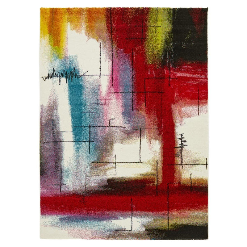 Concept Looms Art City Multicolour Area Rug - British product