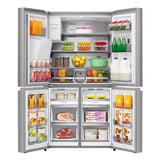 Hisense RQ760N4SASE, Multidoor Fridge Freezer, E Rating in Stainless Steel GOODS Costco UK