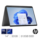 HP Spectre x360, Intel Core Ultra 7, 32GB RAM, 512GB SSD, 14 Inch Convertible 2 in 1 Laptop, 14-eu0009na GOODS Costco UK