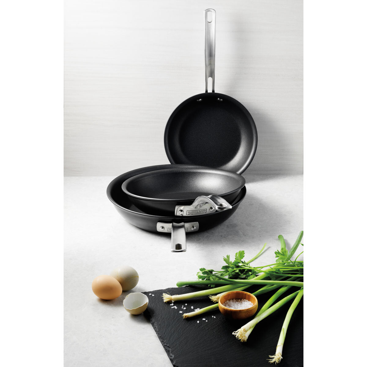 Kirkland Signature Frying Pans, 3 Piece Set GOODS Costco UK