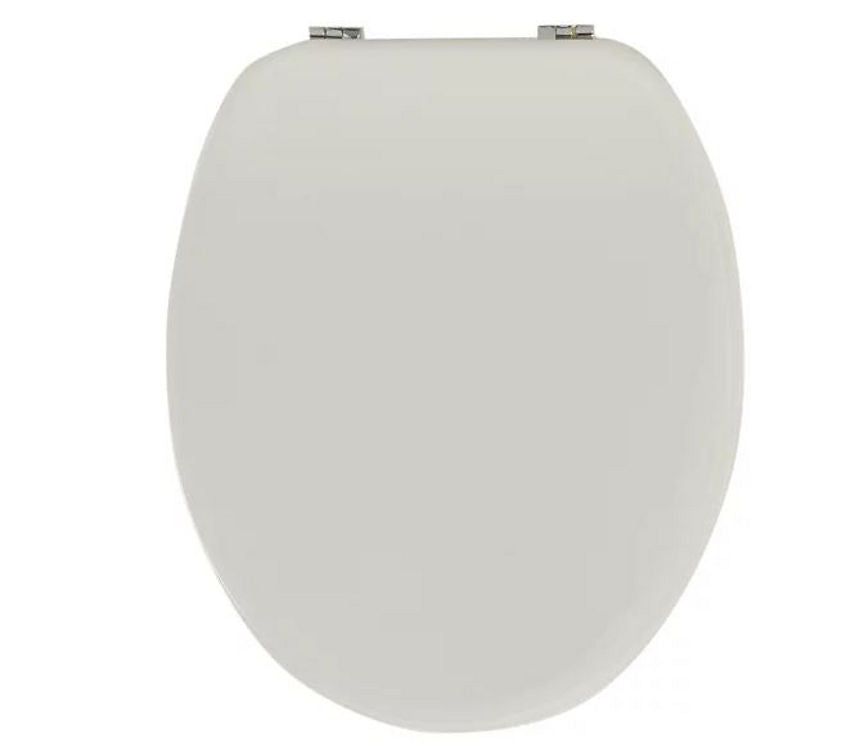 George Home Wood Toilet Seat - White General Household ASDA   