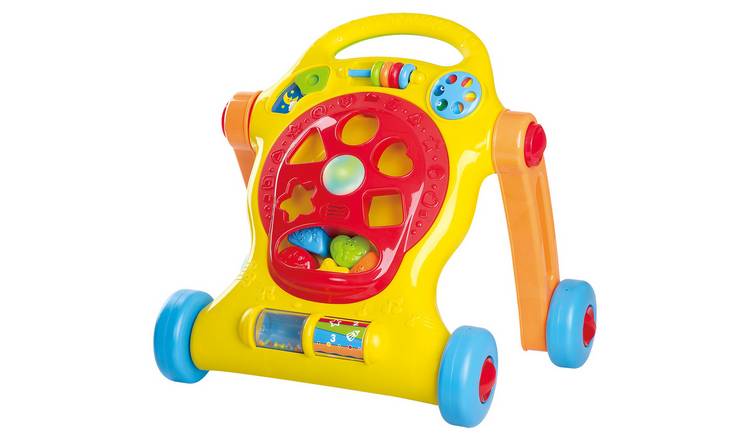 Chad Valley baby walker lights and sounds multicoloured H49cm, imported from the UK