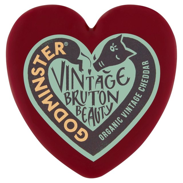 Godminster British Heart-Shaped Vintage Organic Cheddar   200g