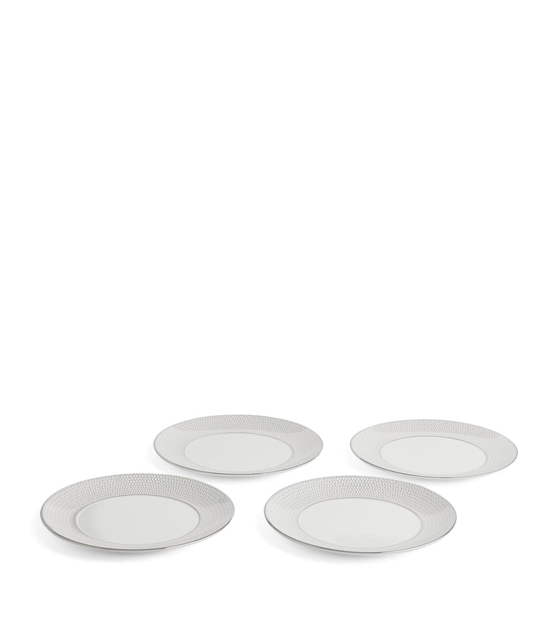 Wedgwood Gio Platinum dinnerware set of 12 pieces (British brand)