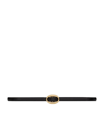 Harrods Saint Laurent Leather Belt 3cm- Buy online at McGrocer