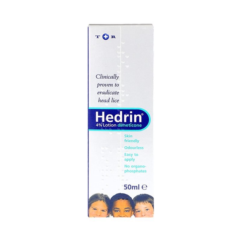 Hedrin lice treatment lotion 4% 50ml (British brand)