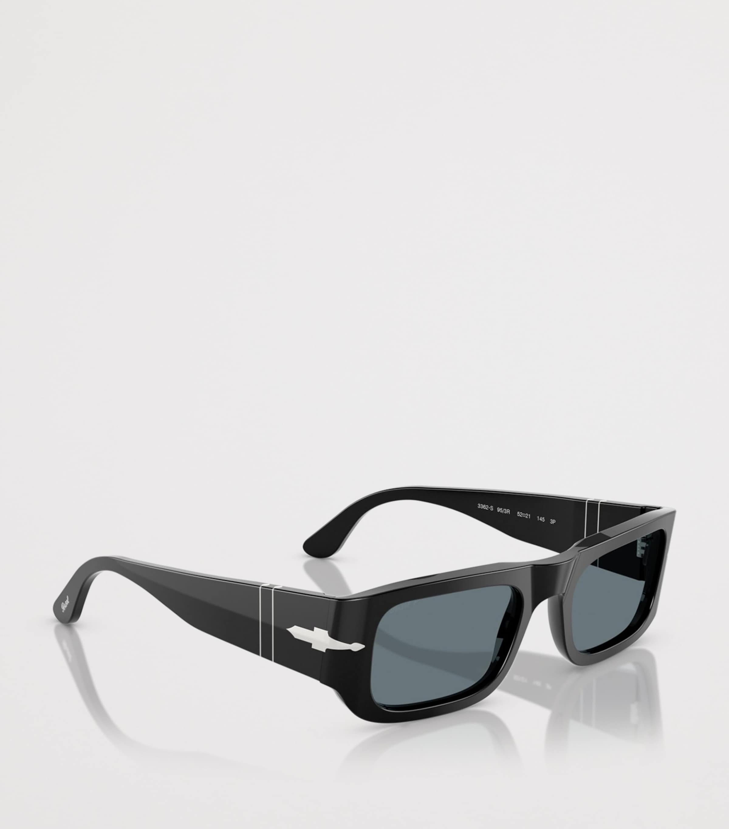Persol acetate pillow sunglasses with Barberini lenses, UK version