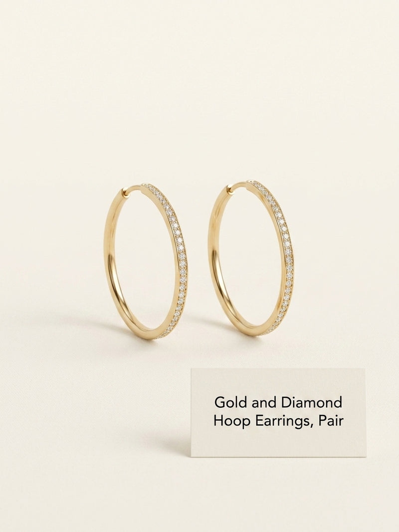 Cartier Juste un Clou earrings with 28 diamonds - British product