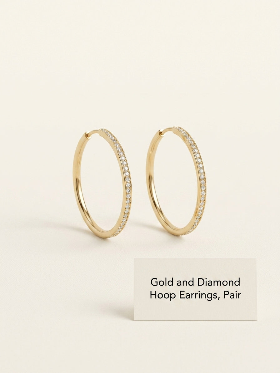 Cartier Juste un Clou earrings with 28 diamonds - British product