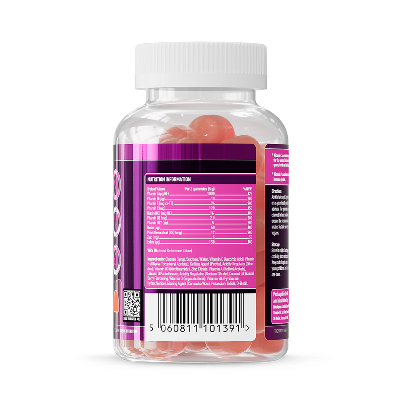 Nutrigums Adult's Multi Vitality Gummies 60 count - British product