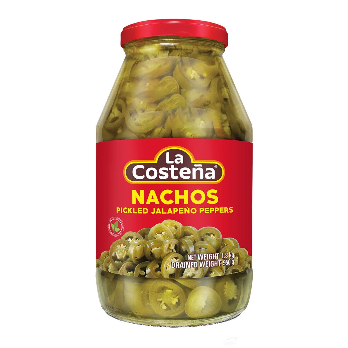 La Costeña Pickled Jalapeño Peppers, 1.8kg GOODS Costco UK