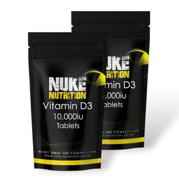 Nuke Nutrition Vitamin D3 Tablets 10,000iu -120ct GOODS Superdrug   