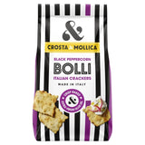 Crosta & Mollica Bolli Italian Crackers with Black Peppercorn   150g GOODS M&S   