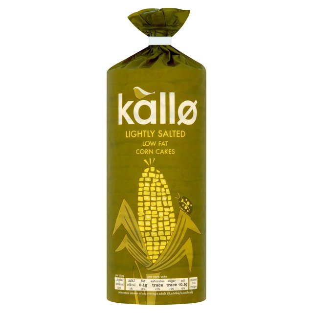 Kallo Lightly Salted Corn Cakes   130g