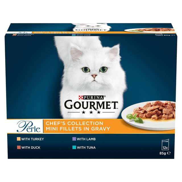 Gourmet Perle Chef's Collection in Gravy Wet Cat Food   12 x 85g GOODS M&S   